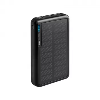 SBS solpowerbank USB/USB-C 10000 mAh sort