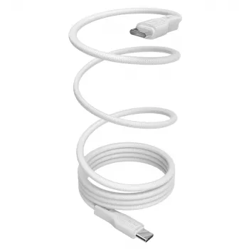 PURO ELEKTRIK magnetisk USB-C til USB-C kabel 60W USB 3.2 (20 Gbit/s) 1 m hvid