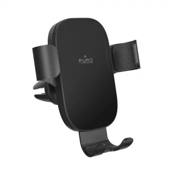 Puro Gravity Air Vent bilholder til telefon - universel smartphoneholder - sort