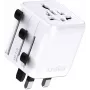 SBS TEADAPTUNI universal rejseadapter - hvid