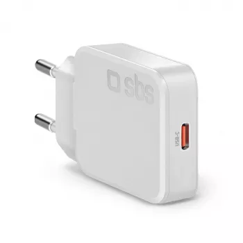 STEP BY STEP SBS 30W 1c slim hvid USB-C vægoplader