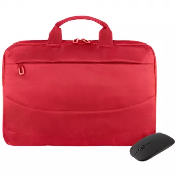 Tucano BUBIDEAWMR Idea 15.6 inch Red Laptop Bag with Wireless Mouse