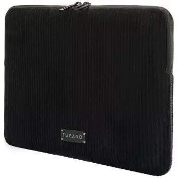 TUCANO Velluto 2 Sleeve 16 Laptop Sleeve for MacBook 16 inch Black