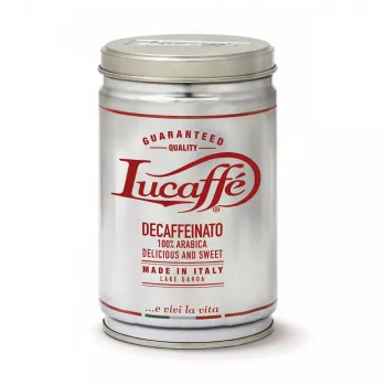 LUCAFFE' Decaffeinato Formalet kaffe 250g dåse