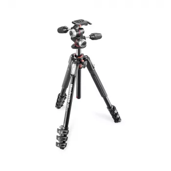 Manfrotto 190XPRO4 stativ med X-Pro 3-vejs hoved