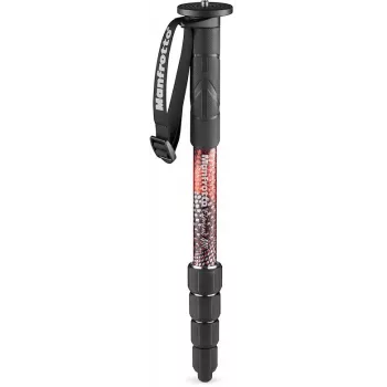 Manfrotto Element MII aluminium monopod, rød (MMELMIIA5RD)