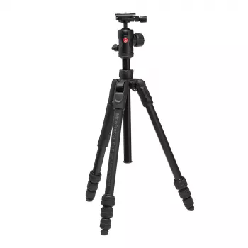 Manfrotto BEFREE Advanced Twist AS Stativ-Kit med Kuglehoved (Aluminium, grå)