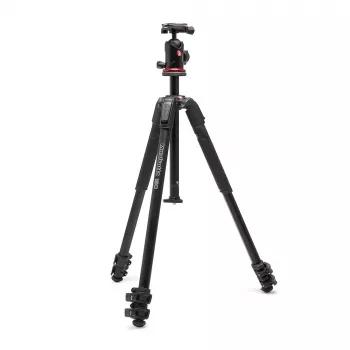 Manfrotto 190X Aluminiumstativ med 496RC2 Kuglehoved (sort)