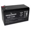 TECNOWARE Power Battery 12V 7,2Ah AGM VRLA med Faston 6,3mm-tilslutning
