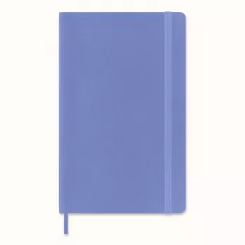 Moleskine Classic Notesbog Large A5 linjeret Hydrangea Blue fleksibelt omslag