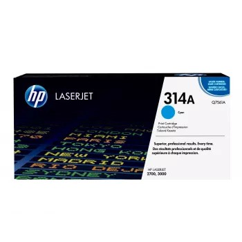 HP 314A original tonerkassette cyan Q7561A til Color LaserJet 2700, 3000-serien