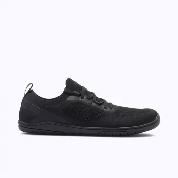 Damesko til løb Xero Shoes Nexus Knit - sort, Zero Drop, barfodsinspireret