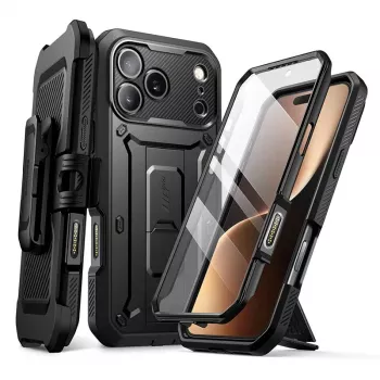 SUPCASE Unicorn Beetle Pro Cover til iPhone 17 Pro, sort