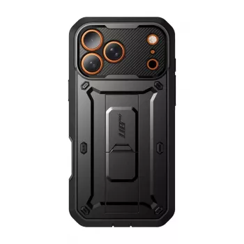 SUPCASE Unicorn Beetle Pro-hylster til iPhone 17 Pro Max, sort