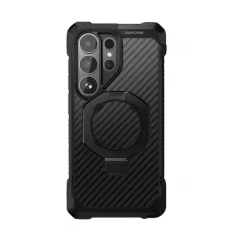 SUPCASE UB Grip Mag Magsafe-hylster til Samsung Galaxy S26 Ultra, aramidfiber, matsort