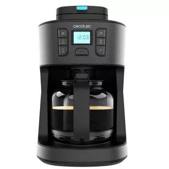 Cecotec Coffee 66 Grind & Drop filterkaffemaskine med konisk kværn, 1,2 l, 900 W, sort