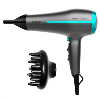 Cecotec Bamba IoniCare 5200 Aura Black hårtørrer med ioner