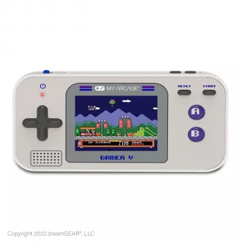 dreamGEAR My Arcade Gamer V Classic håndholdt spillekonsol 220 spil grå lilla