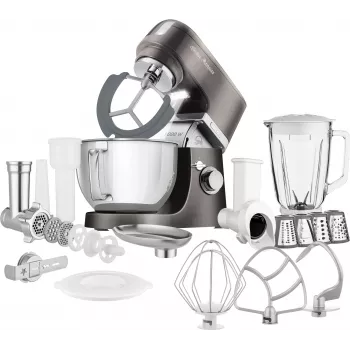 SENCOR STM 6378BK standmixer 1000 W, 4,5 L rustfrit stålskål, planetrøreværk, sort