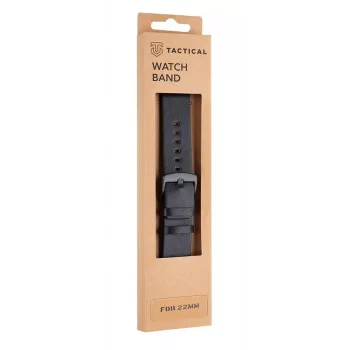 Tactical læderarmbånd 22 mm sort