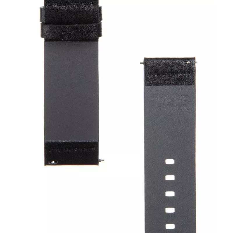 Tactical læderarmbånd 22 mm sort