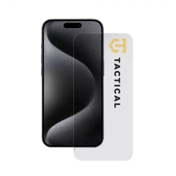 Tactical Glass Shield 2.5D til iPhone 15 Pro klar