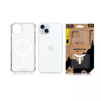 Tactical bagcover MagForce Plyo til iPhone 15 Plus transparent