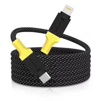 Tactical MagRope USB-C/Lightning sort/gul kabel - digital/data