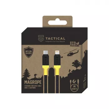 Tactical MagRope USB-C/Lightning sort/gul kabel - digital/data