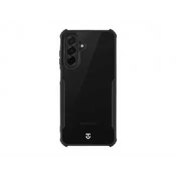 Tactical Quantum Stealth bagcover til Samsung Galaxy A26 5G, transparent/sort