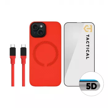 Tactical Combo Limited Edition til Apple iPhone 15, rød