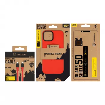 Tactical Combo Limited Edition til Apple iPhone 15, rød
