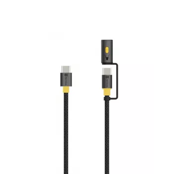 Tactical Stinger-kabel USB-C/USB-C sort