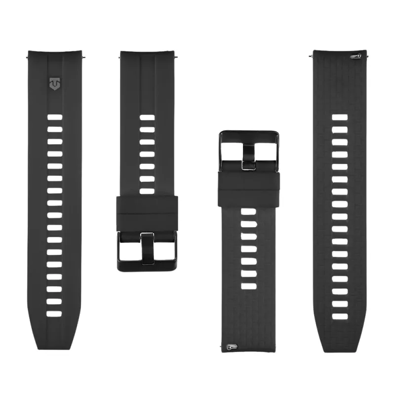 Tactical Quick-Release Silikoneurrem 22mm sort