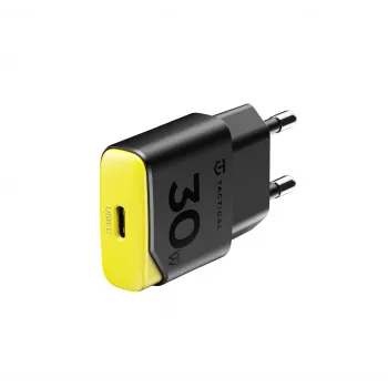 Tactical Minimi GaN 30W USB-C vægoplader sort