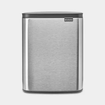 Brabantia BO skraldespand 12 liter mat stål fingeraftrykssikker