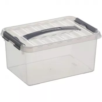 Sunware Q-line opbevaringsboks 6,0 L transparent 30,0 x 20,0 x 14,0 cm