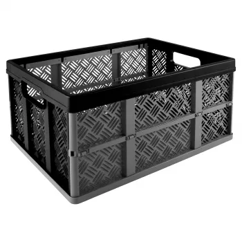 Helit klapbox Basic H6180495 32L foldbar opbevaringsboks sort/grå