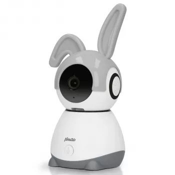 Alecto SMARTBABY10 Wi-Fi Baby Monitor med Kamera, hvid/grå
