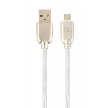 Gembird USB 2.0 Type-A-stik til Micro-B-stik kabel, 1 m, hvid, TPE-kappe