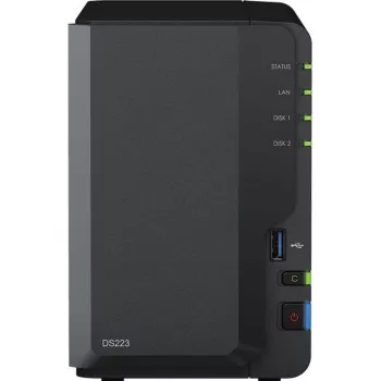 Synology DS223 2-bay 8TB NAS med 2x 4TB Synology HAT3300-4T HDD