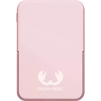 FRESH'N'REBEL trådløs induktionsoplader 5000 mAh pastelrosa