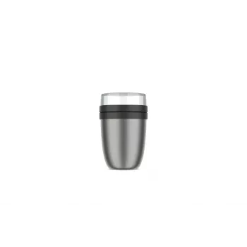 Mepal Thermo-Lunchpot Ellipse rustfrit stål Nordic Black 500+200 ml