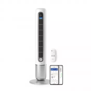 Philips CX7550/00 7000 Series Tårnventilator med app-styring, hvid