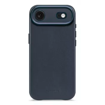 Decoded Leather bagcover til iPhone 17 Air med MagSafe - Navy Shadow