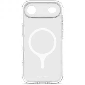 Decoded DropTec transparent bagcover til iPhone 17 Air, hvid ramme