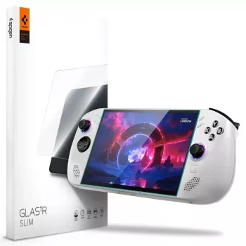 Spigen GLAS.tR Slim skærmbeskyttelsesglas til Lenovo Legion Go S, 2 stk. (AGL09773)