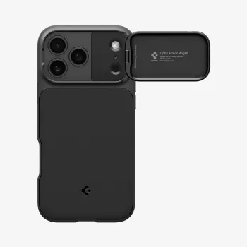 SPIGEN Optik Armor Mag MagSafe cover til Apple iPhone 18 Pro Max, sort