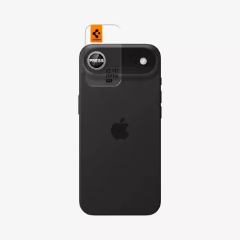 Spigen Optik Pro Glas.tR EZ Fit Camera Protector 2-Pack for iPhone Air, Silver, AGL10132