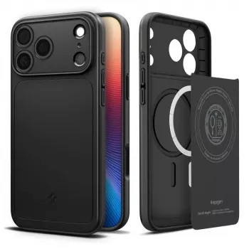 Spigen Thin Fit Mag MagSafe iPhone 17 Pro sort